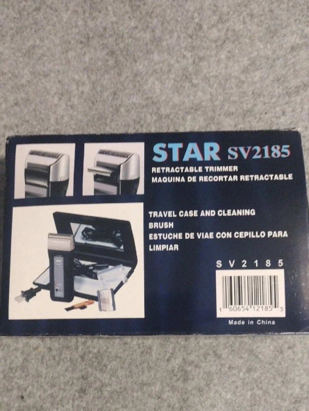 SV2185 Rechargeable Shaver - Black and Silver